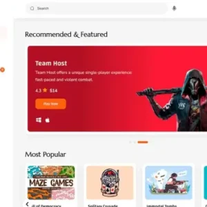 TeamHost – Gaming Community HTML | HTML Template
