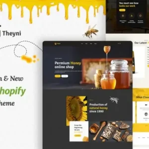 Theyni – Organic Food, Honey Shop Shopify Theme