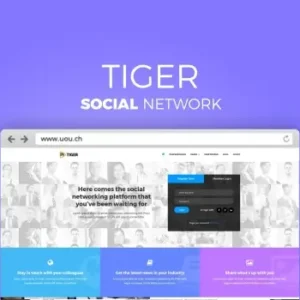 Tiger – Corporate Social Network Template | HTML Template