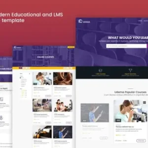Udema – Modern Educational Site Template | HTML Template
