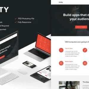 Unity – Responsive Email + Themebuilder Access