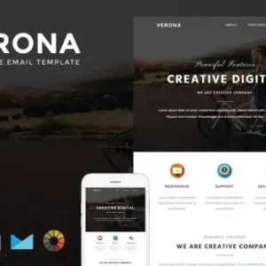 Verona – Responsive Email + StampReady Builder | Email Templates