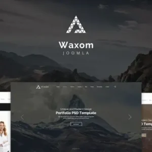 Waxom — Clean and Universal Responsive Joomla