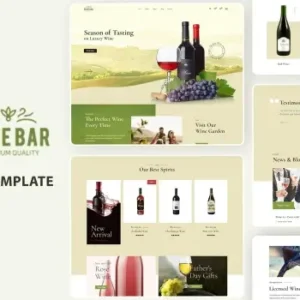 WineBar – Wine Alcohol Liquor Shop Shopify Theme