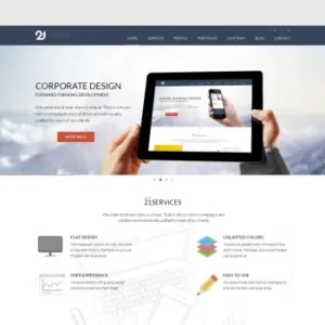 21 – Corporate & Business HTML Theme