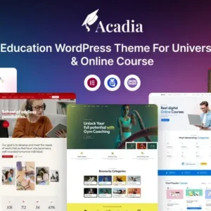 Acadia – Education Theme For University & Online Course