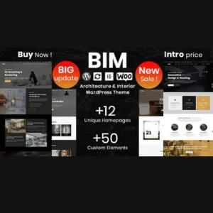 BIM Theme – Architecture & Interior Design Elementor WordPress Theme