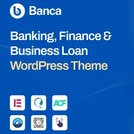 Banca Theme – Banking, Finance & Business Loan WordPress Theme
