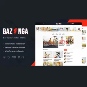 Bazinga Theme  Modern Magazine & Viral Blog WordPress Theme