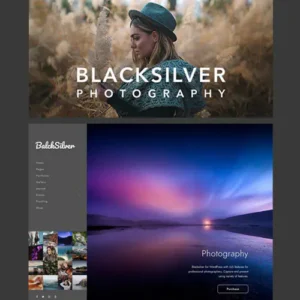 Blacksilver Theme Photography Theme for WordPress