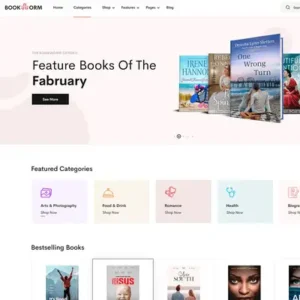Bookworm Theme – Bookstore & Bookshop WooCommerce Theme