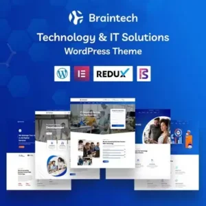 Braintech Theme – Technology & IT Solutions WordPress Theme