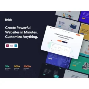 Brisk Theme – Multi-Purpose Elementor WordPress Theme