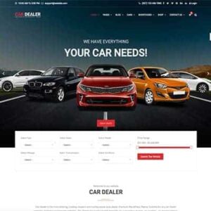 Car Dealership Automotive WordPress Theme – Responsive