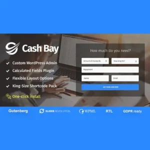 Cash Bay Theme – Banking and Payday Loans WordPress Theme