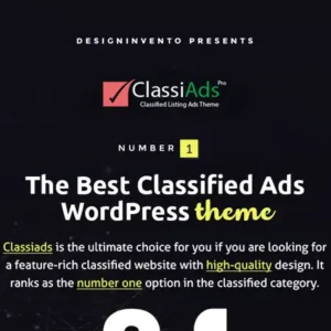Classiads – Classified Ads WordPress Theme
