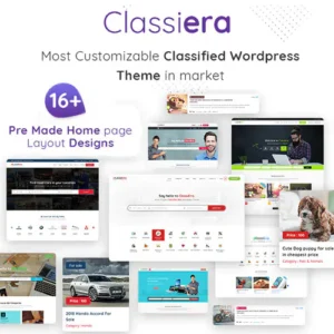 Classiera Theme – Classified Ads WordPress Theme