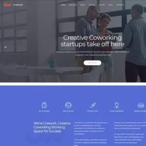 Crework Theme | Coworking and Creative Space WordPress Theme