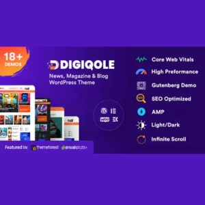 Digiqole Theme – News Magazine WordPress Theme