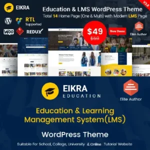 Eikra Theme – Education WordPress Theme