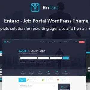 Entaro Theme – Job Portal WordPress Theme