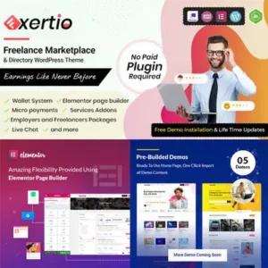 Exertio Theme – Freelance Marketplace Premium WordPress Theme