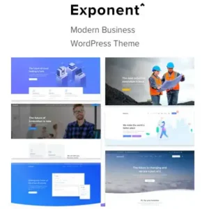 Exponent – Modern Multi-Purpose Business WordPress theme