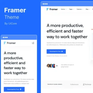 Framer Theme – Startup & SaaS WordPress Theme