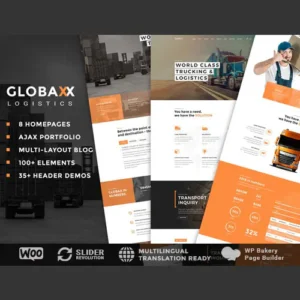 Globax Theme – Logistics WordPress Theme + Woocommerce