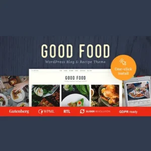 Good Food Theme – Recipe Magazine & Culinary Blog Theme