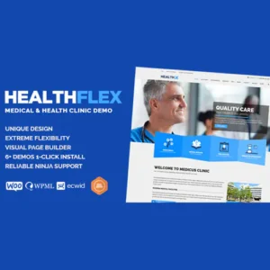 HEALTHFLEX Theme – Doctor Medical Clinic & Health WordPress Theme