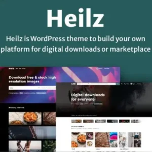 Heilz Theme – Digital Downloads & Marketplace WordPress Theme