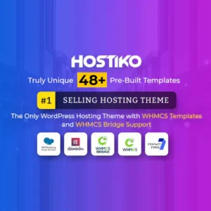 Hostiko Theme – Hosting WordPress & WHMCS