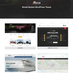 Ireca Theme – Car Rental Boat, Bike, Vehicle, Calendar WordPress Theme