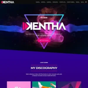 Kentha Theme – Non-Stop Music WordPress Theme with Ajax