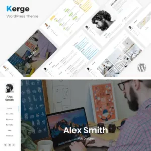 Kerge Theme – Resume WordPress Theme