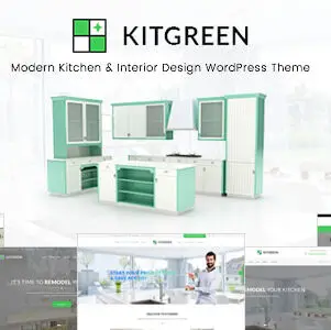 KitGreen Theme – Interior and Kitchen Design WordPress Theme