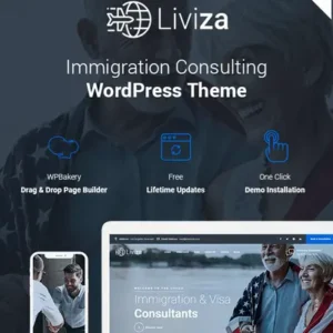 Liviza Theme – Immigration Consulting WordPress Theme