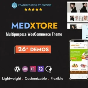 MedXtore Theme – Responsive Multipurpose Elementor WooCommerce WordPress Theme