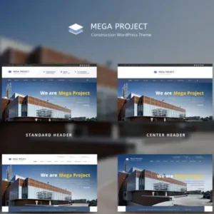 Mega Project Theme – Construction WordPress