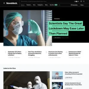 Newsblock Theme – News & Magazine WordPress Theme with Dark Mode