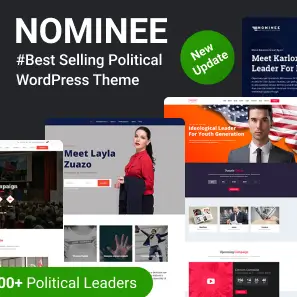 Nominee Theme – Political WordPress Theme for CandidatePolitical Leader