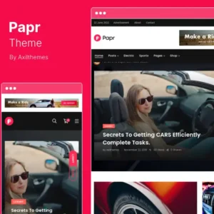 Papr Theme – News Magazine