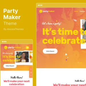 PartyMaker Theme | Event Planner & Wedding Agency WordPress Theme