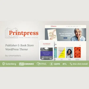 Printpress Theme – Book Publishing WordPress Theme