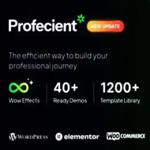 Profecient Theme – Multipurpose Elementor Business & WooCommerce WordPress Theme