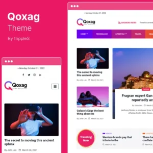 Qoxag – WordPress News Magazine Theme
