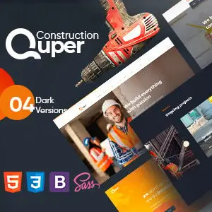 Quper Theme | Construction and Architecture WordPress Theme