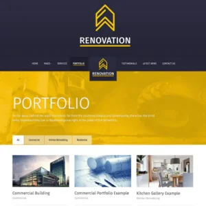 Renovation Theme – Construction Company Theme