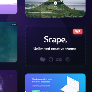 Scape theme – Multipurpose WordPress theme